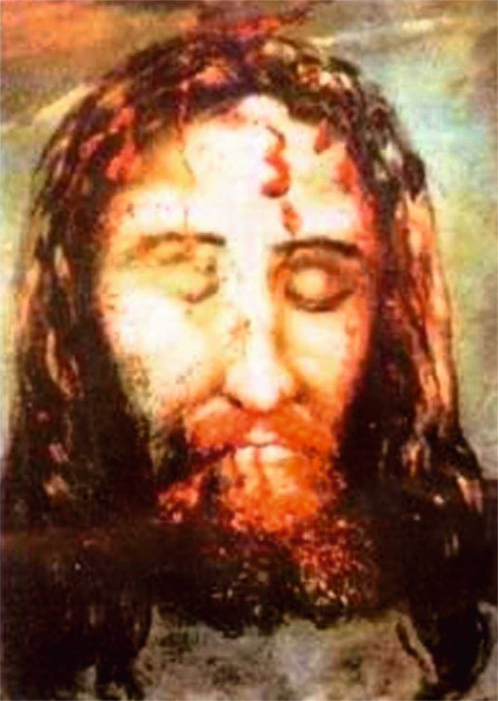 Das blutende Heilige Antlitz Jesu